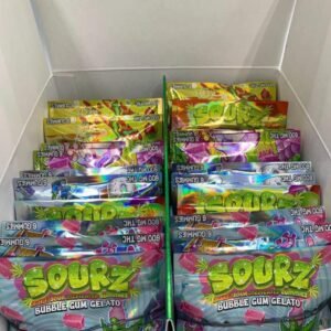 SOURZ EDIBLES BUBBLE GUM GELATO LIQIUID DIAMOND 600MG GUMMIES