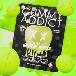 GUMMY ADDICT BLACKED OUT BLUEBERRY GUMMIES 