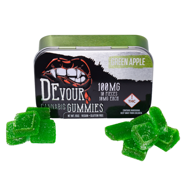 DEVOUR GREEN APPLE GUMMIES