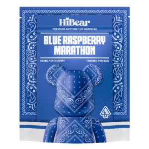 HIBEAR BLUE RASPBERRY MARATHON GUMMIES