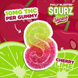 SOURZ CHERRY LIME GUMMIES