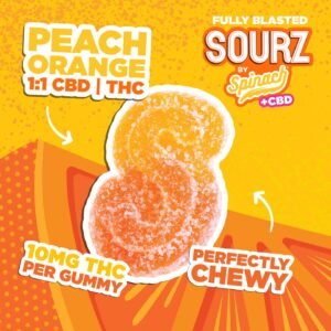 SOURZ PEACH ORANGE 1:1 GUMMIES