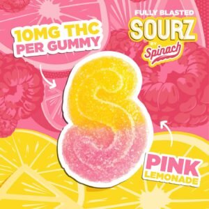 SOURZ PINK LEMONADE GUMMIES